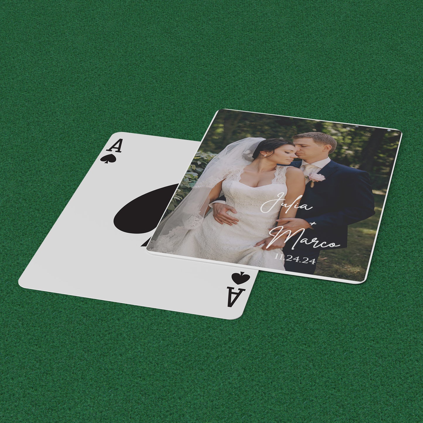 PLAYING CARDS WEDDING DESIGN #1