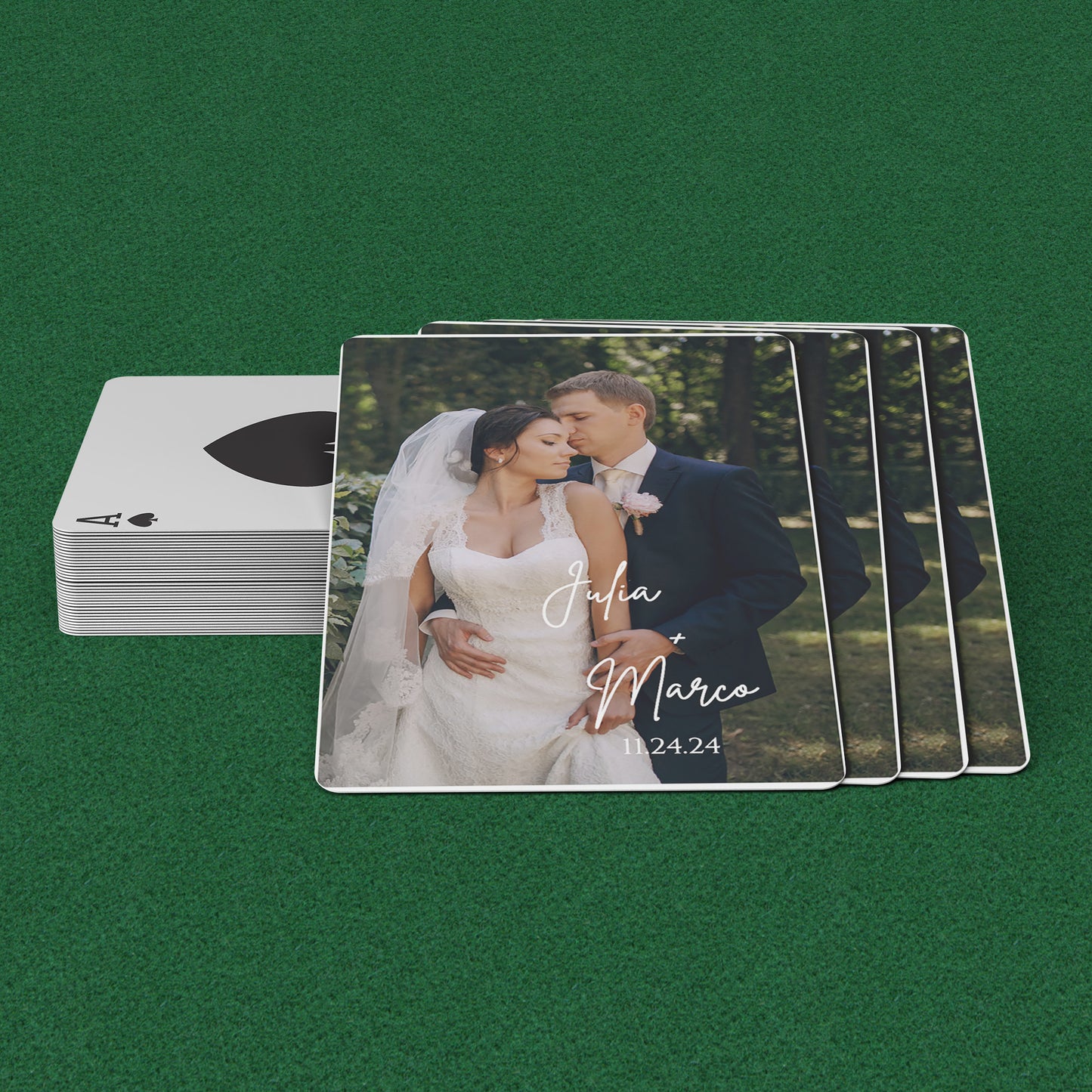 PLAYING CARDS WEDDING DESIGN #1