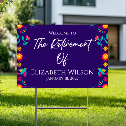 YARD SIGN 18x24 WEDDING DESIGN 11