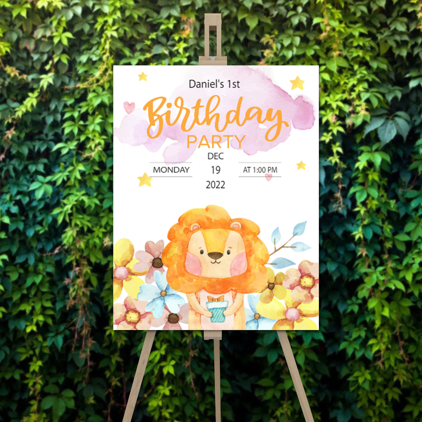 FOAM BOARD 18X24 BIRTHDAY DESIGN #1