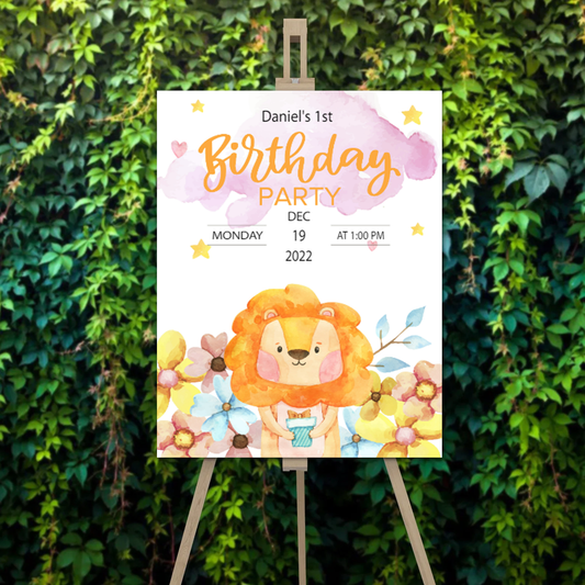 FOAM BOARD 18X24 BIRTHDAY DESIGN #1