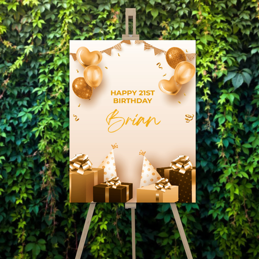 FOAM BOARD 18X24 BIRTHDAY DESIGN #11