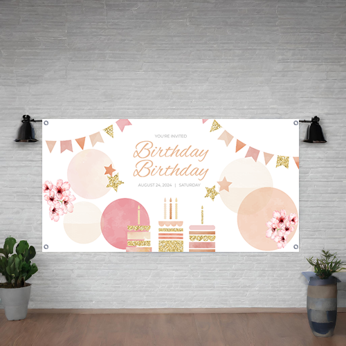 BANNER BIRTHDAY DESIGN #1