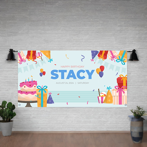 BANNER BIRTHDAY DESIGN #4