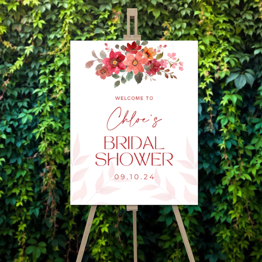 FOAM BOARD 18X24 BRIDAL SHOWER DESIGN #5