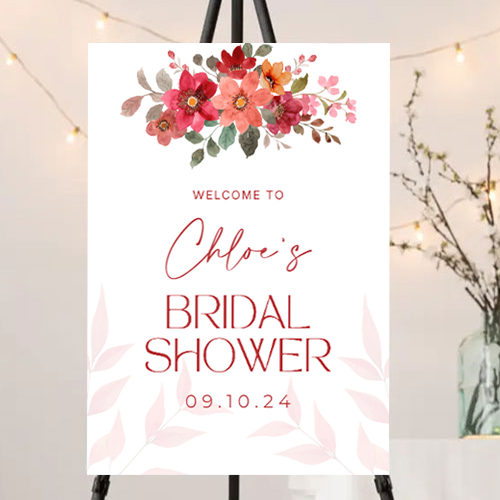 FOAM BOARD 24X36 BRIDAL SHOWER DESIGN #5