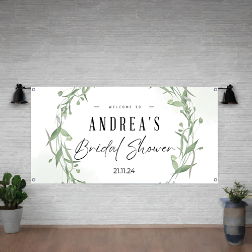 BANNER BRIDAL SHOWER DESIGN #2