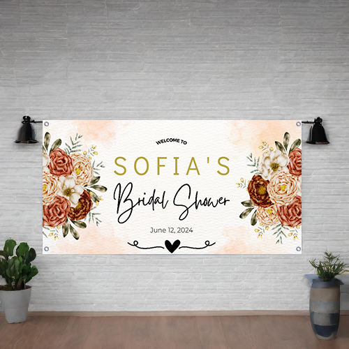 BANNER BRIDAL SHOWER DESIGN #3