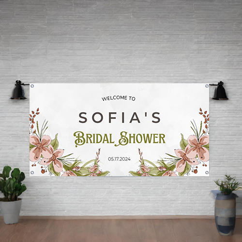 BANNER BRIDAL SHOWER DESIGN #4