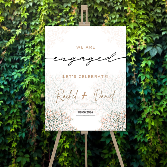 FOAM BOARD 18X24 ENGAGEMENT DESIGN #5