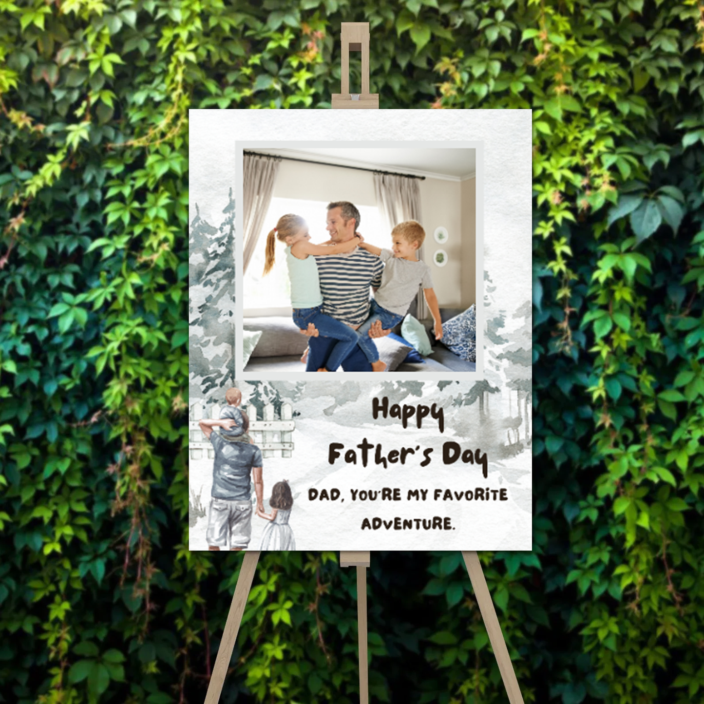 FOAM BOARD 18x24 FATHER'S DAY DESIGN 4