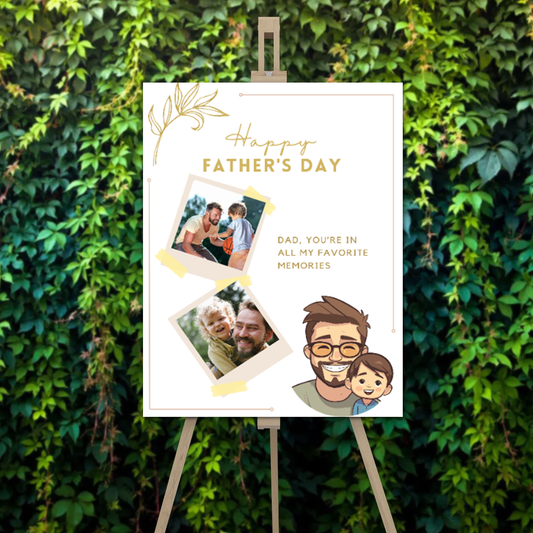 FOAM BOARD 18x24 FATHER'S DAY DESIGN 6