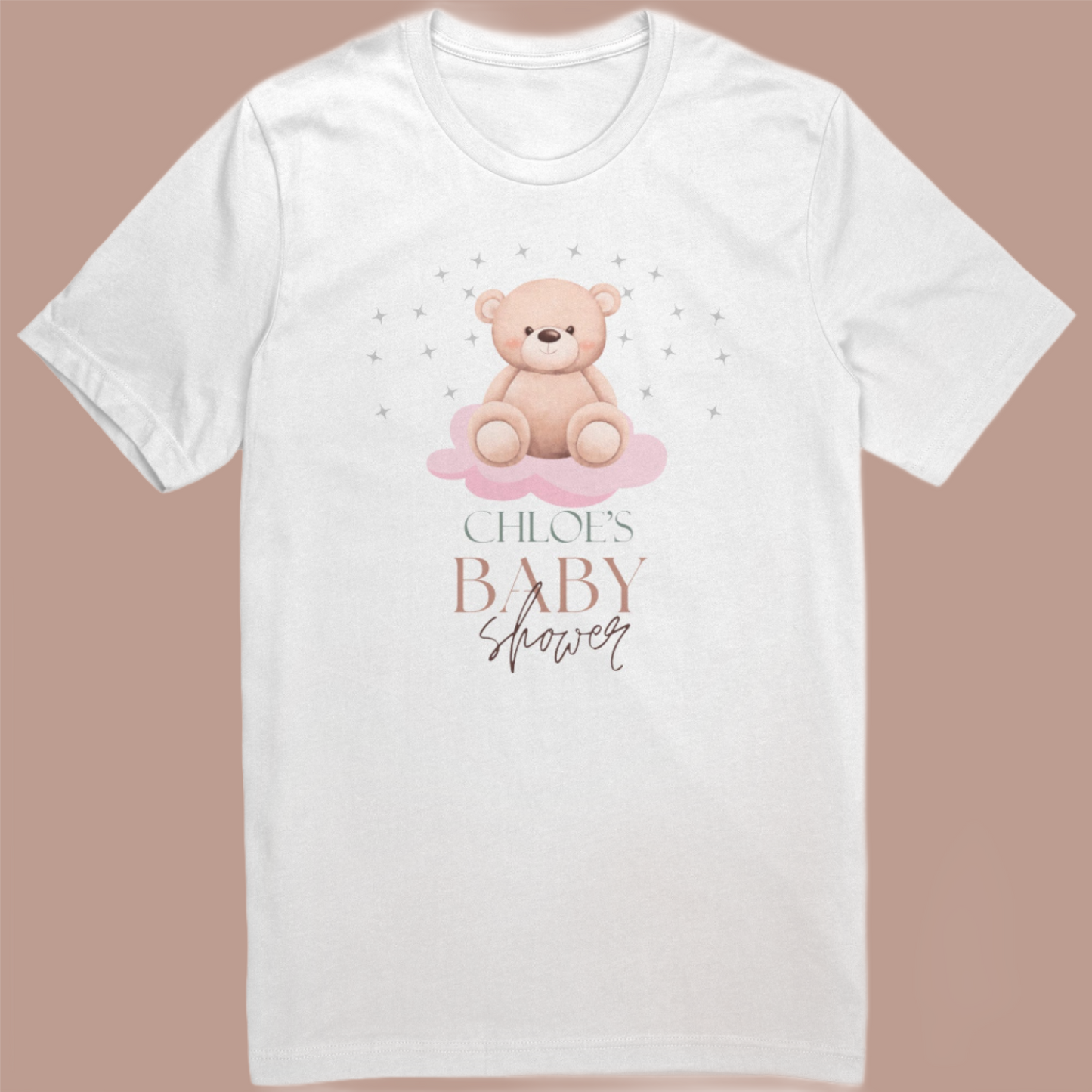 T-SHIRT BABY SHOWER DESIGN #1