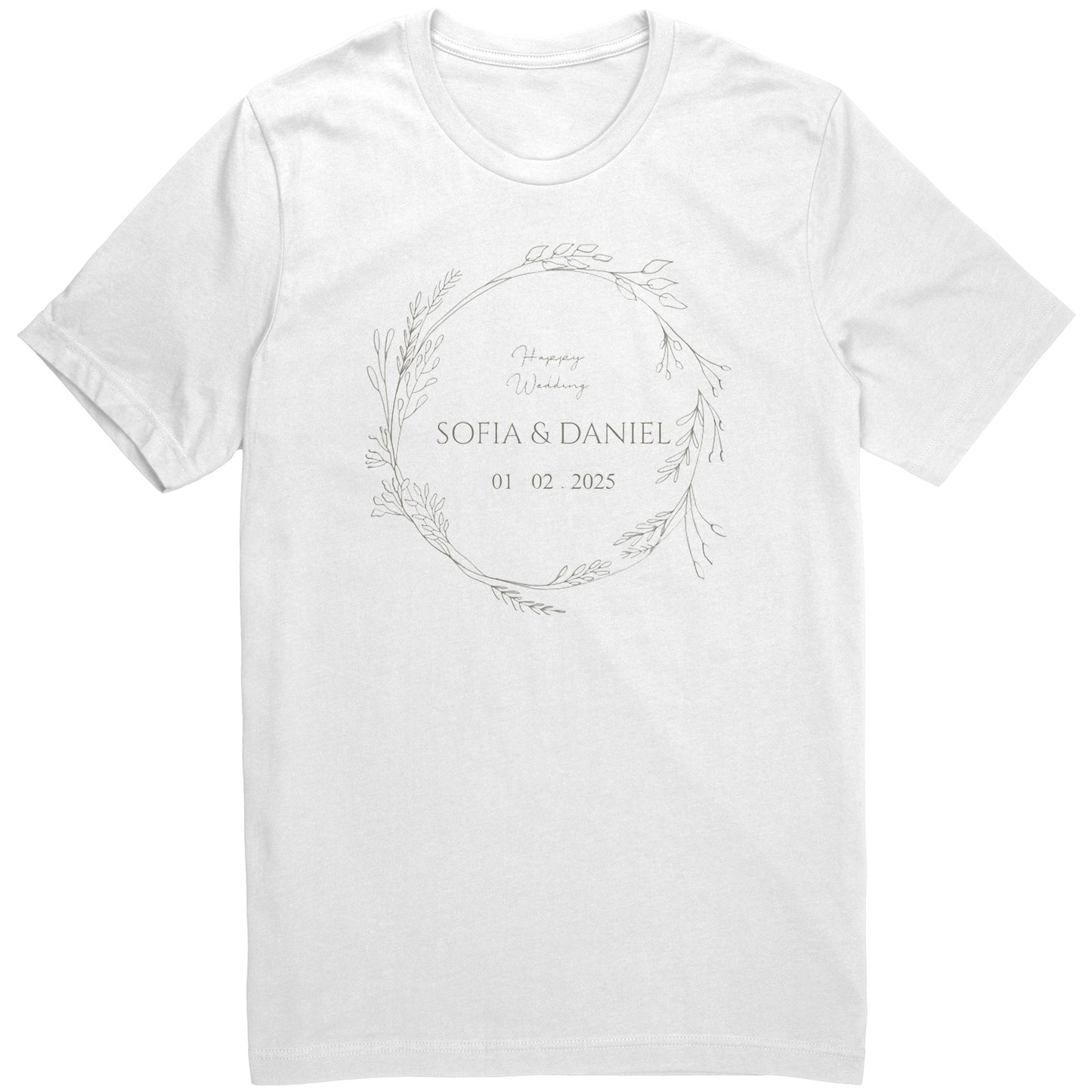 T-SHIRT WEDDING DESIGN #2