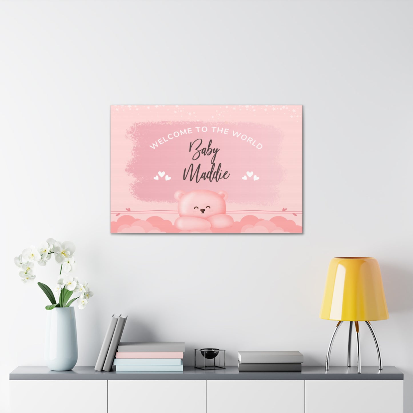 CANVAS 24x36 WELCOME BABY DESIGN 7
