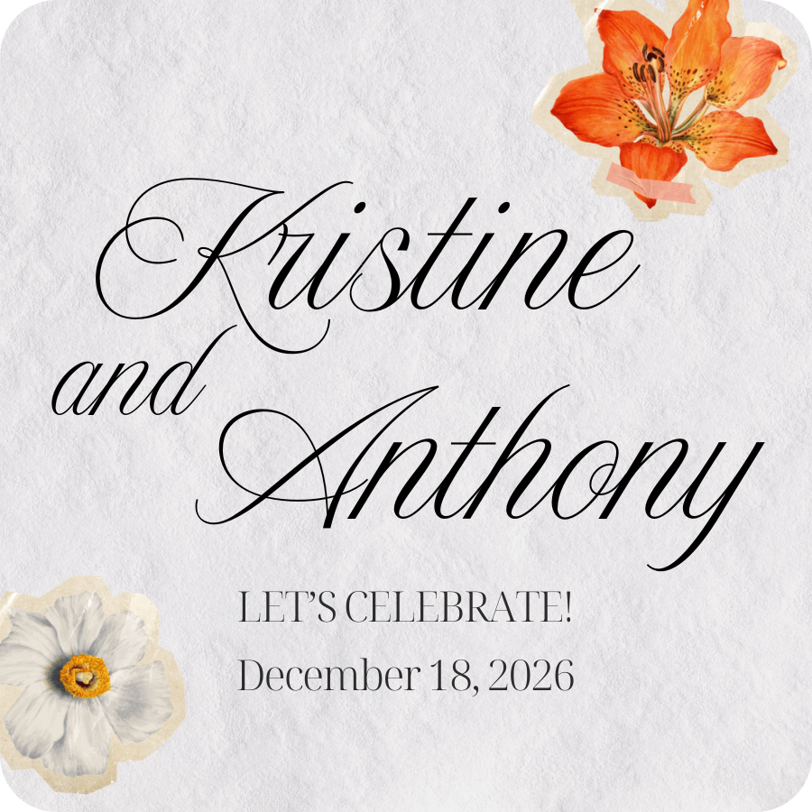 Personalized Rounded Square Wedding Coasters 2