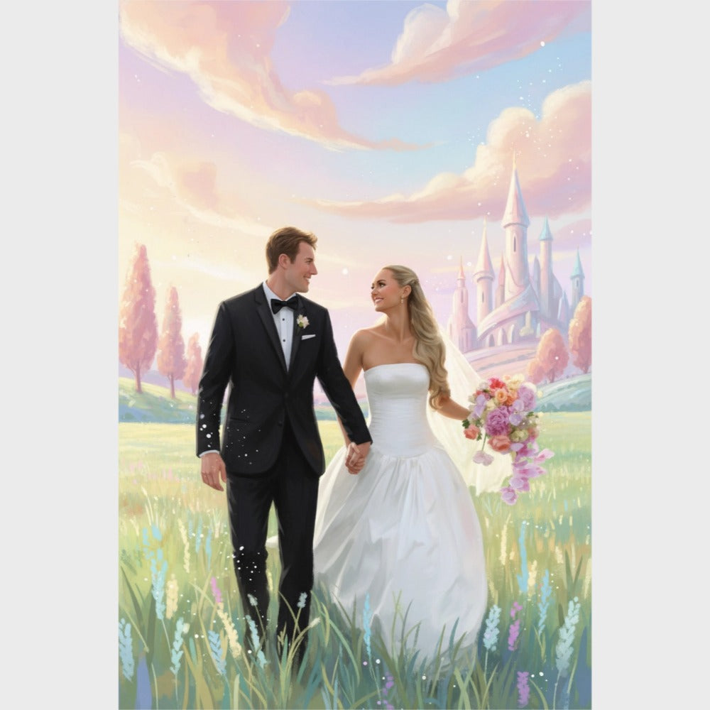 CANVAS 24x36 UPLOAD PORTRAIT (Whimsical Anime Style)