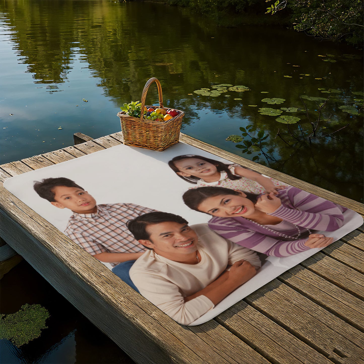 Sherpa Fleece Blanket Portrait