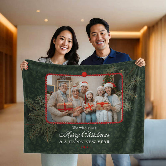 Christmas Personalized Mink Touch Blanket 3 +