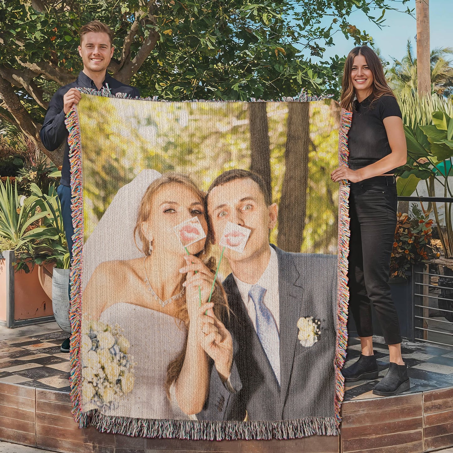 Photo Heirloom Woven Blanket (Portrait) UPLOAD