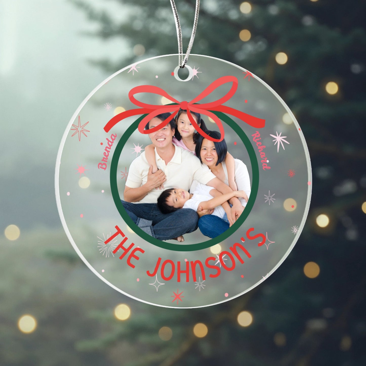 Acrylic Circle Ornament
