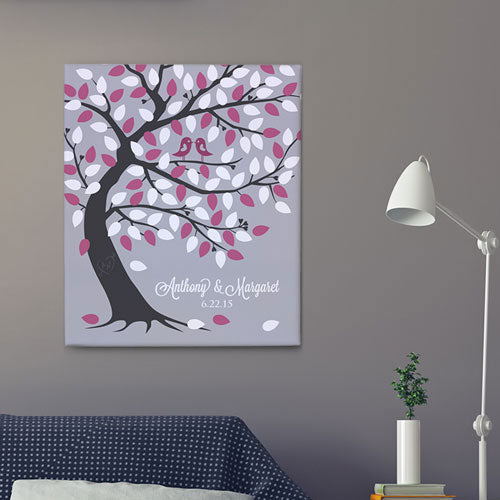 CANVAS 24X36 GUEST SIGNATURE WEDDING TREE