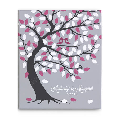 CANVAS 24X36 GUEST SIGNATURE WEDDING TREE