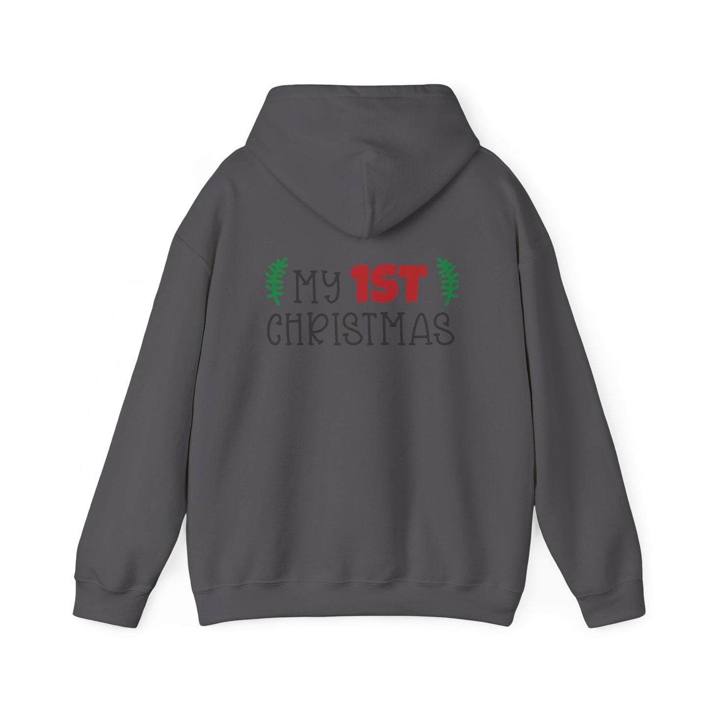 Unisex Heavy Blend Hooded Sweatshirt Christmas Design 2024 - My # Christmas 1 with Custom Name