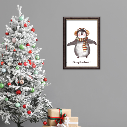 Christmas Wall Art Digital Template 6