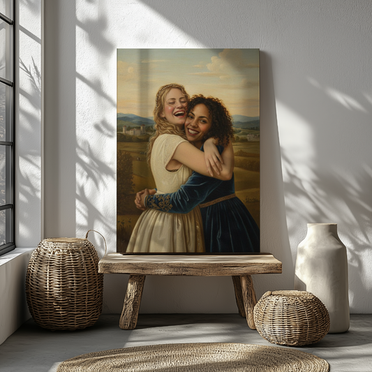 CANVAS 24x36 UPLOAD PORTRAIT (Renaissance Painting Style)