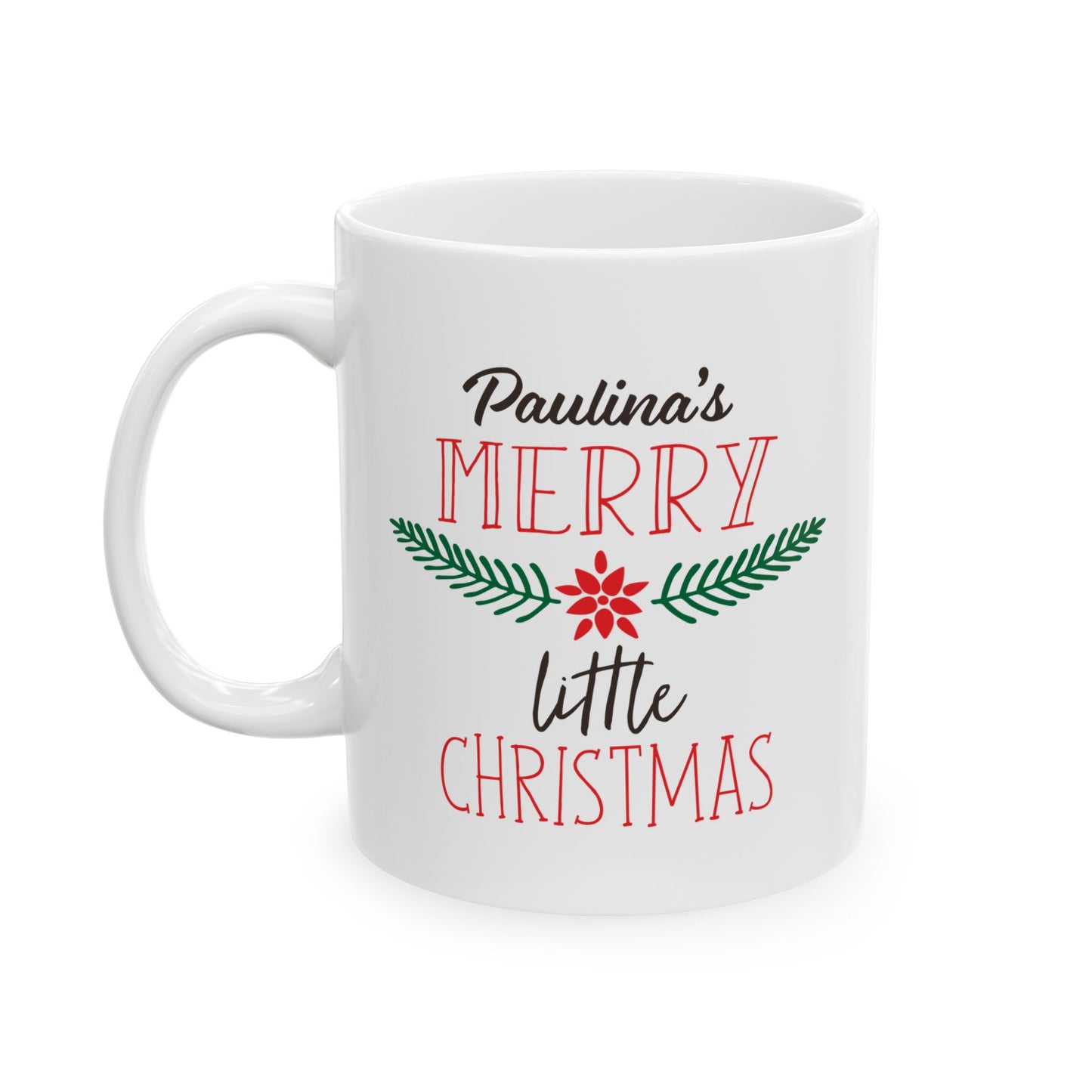 Ceramic Mug (11oz White) - Christmas Design 2024 - Merry Little Christmas