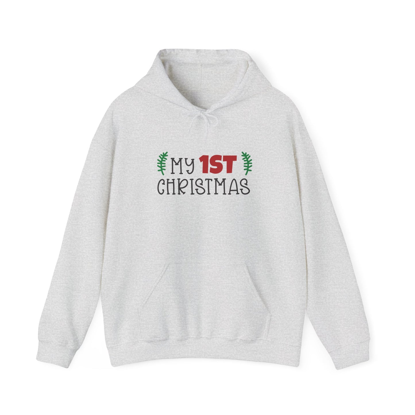 Unisex Heavy Blend Hooded Sweatshirt Christmas Design 2024 - My # Christmas 1 with Custom Name