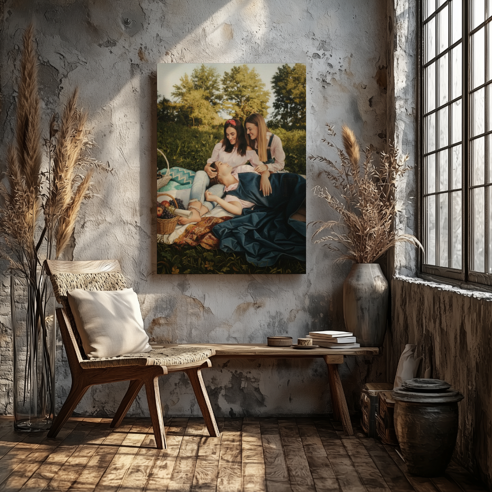 CANVAS 24x36 UPLOAD PORTRAIT (Renaissance Painting Style)