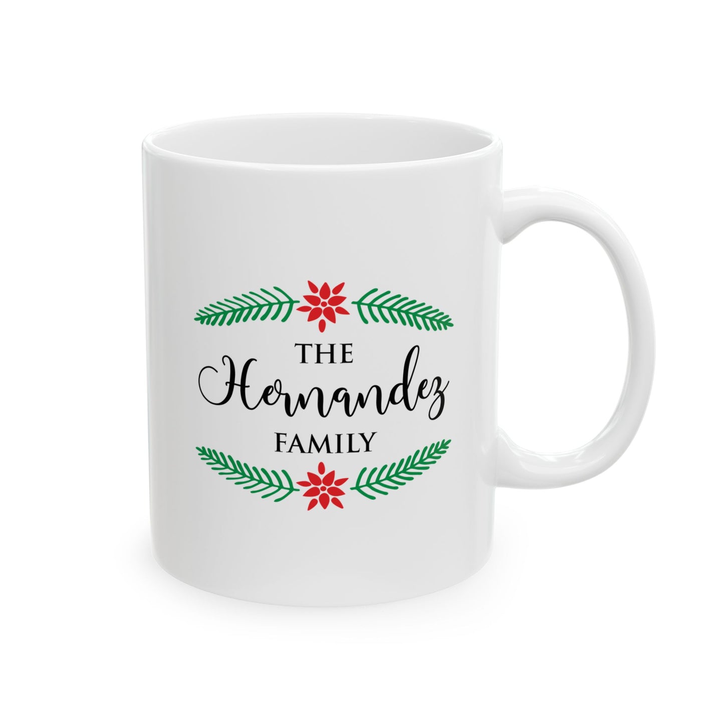 Ceramic Mug (11oz White) - Christmas Design 2024 - Family