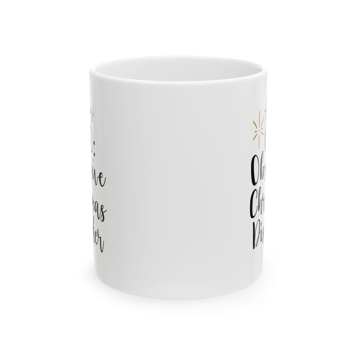 Ceramic Mug (11oz White) - Christmas Design 2024 - OCD