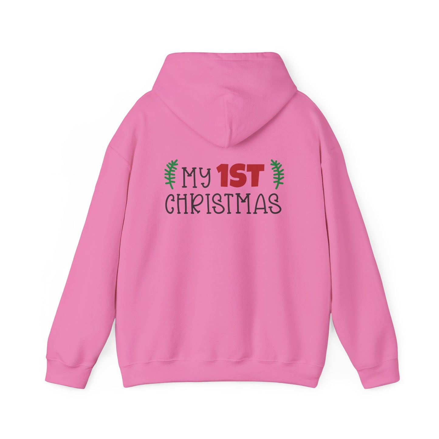 Unisex Heavy Blend Hooded Sweatshirt Christmas Design 2024 - My # Christmas 1 with Custom Name