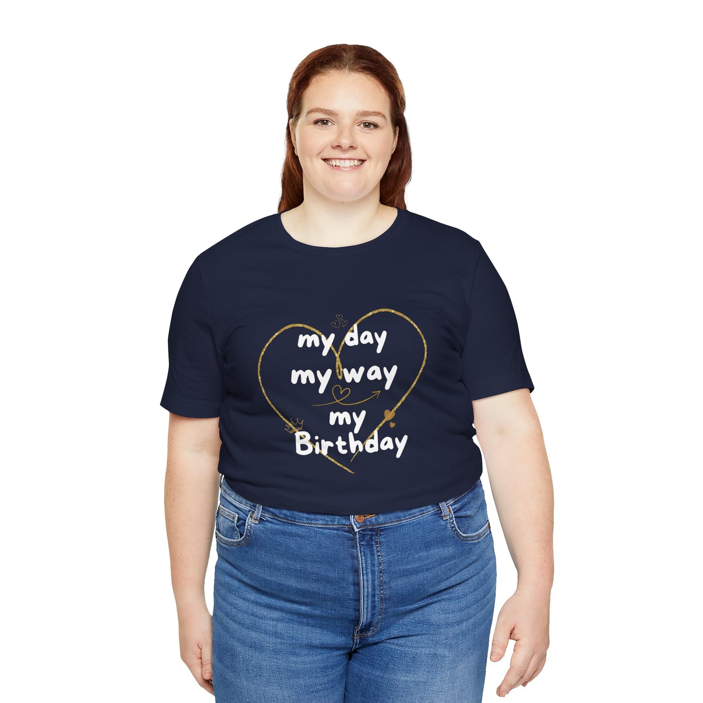 Unisex Jersey Short Sleeve Tee Birthday Design 6