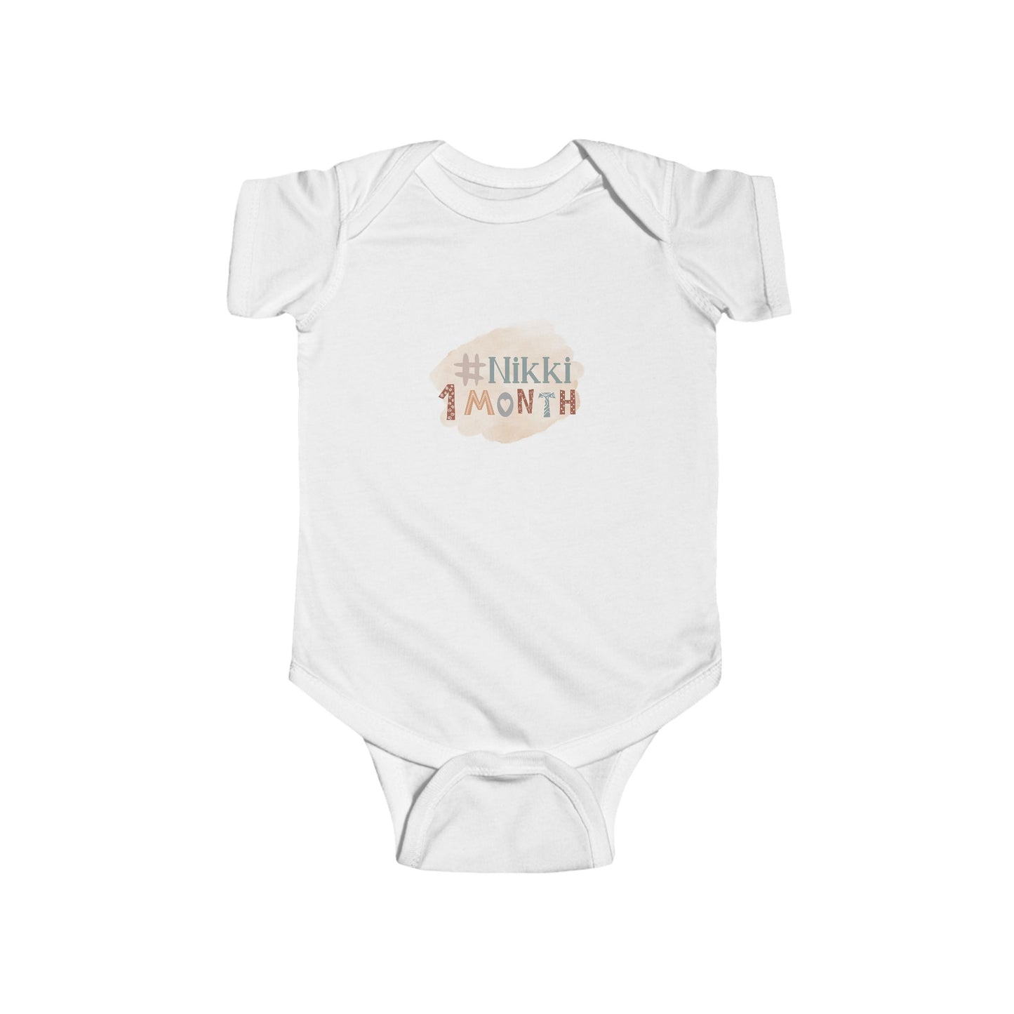 Custom Baby Name Onesie Baby Initial Personalized Onesie 2