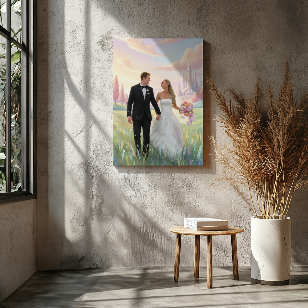 CANVAS 24x36 UPLOAD PORTRAIT (Whimsical Anime Style)