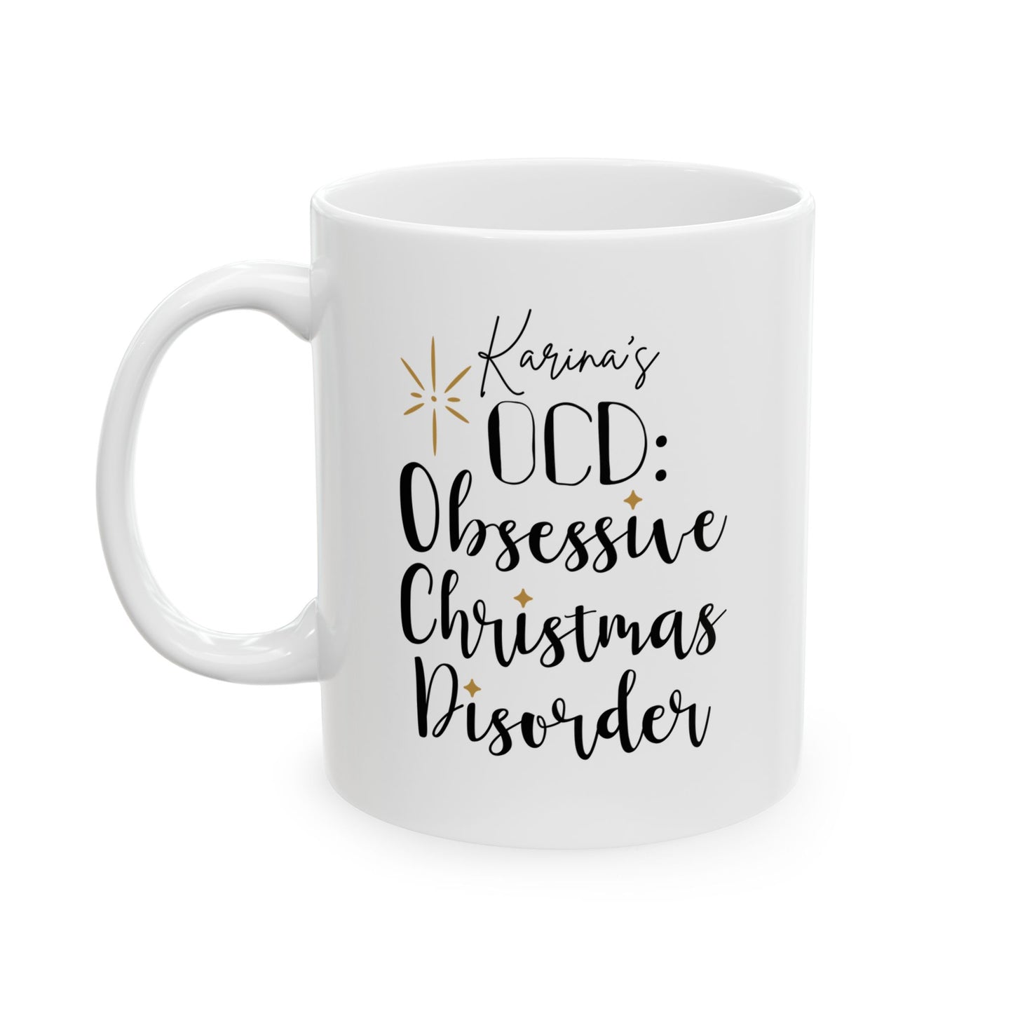 Ceramic Mug (11oz White) - Christmas Design 2024 - OCD