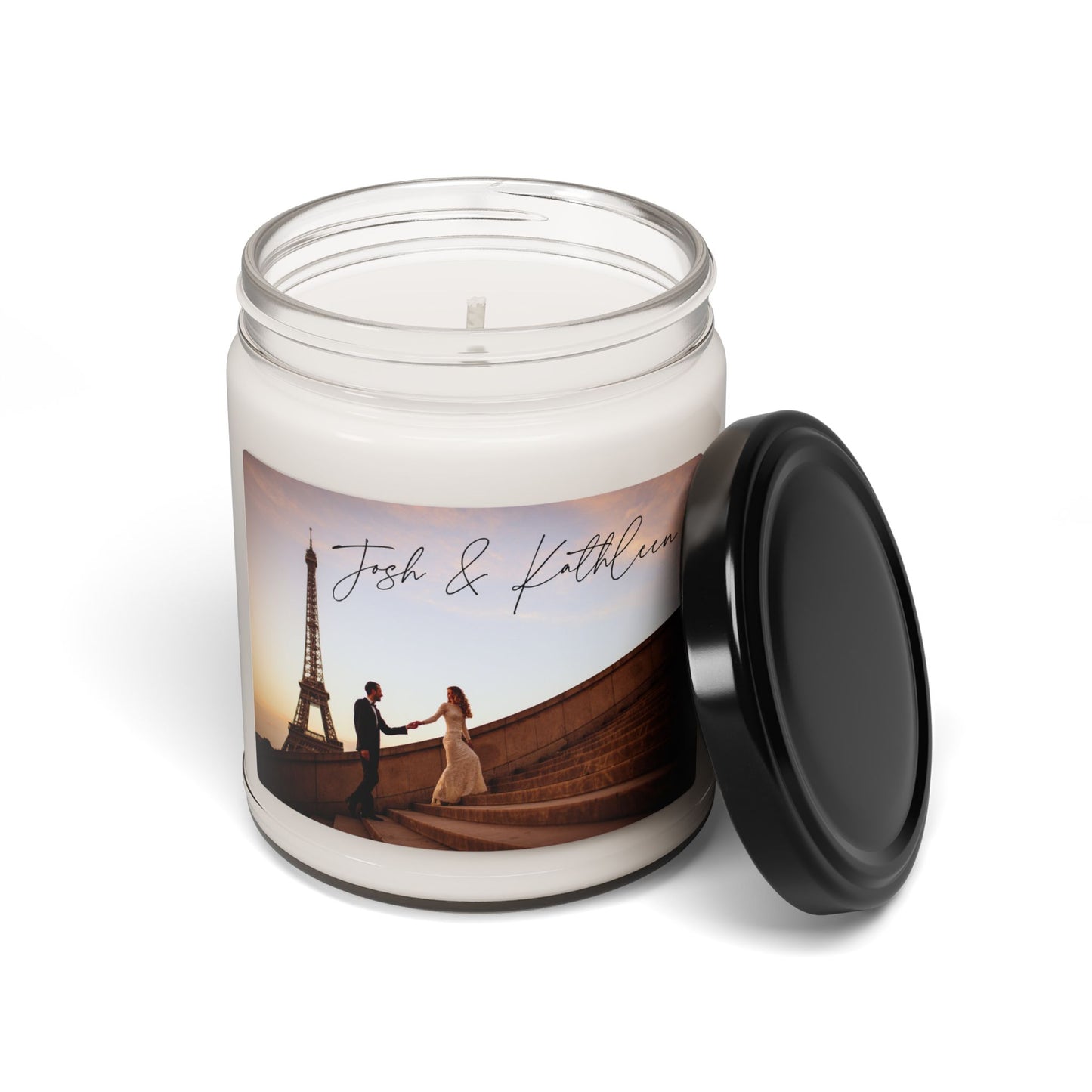 Scented Soy Candle, 9oz - Wedding Personalized Name 3