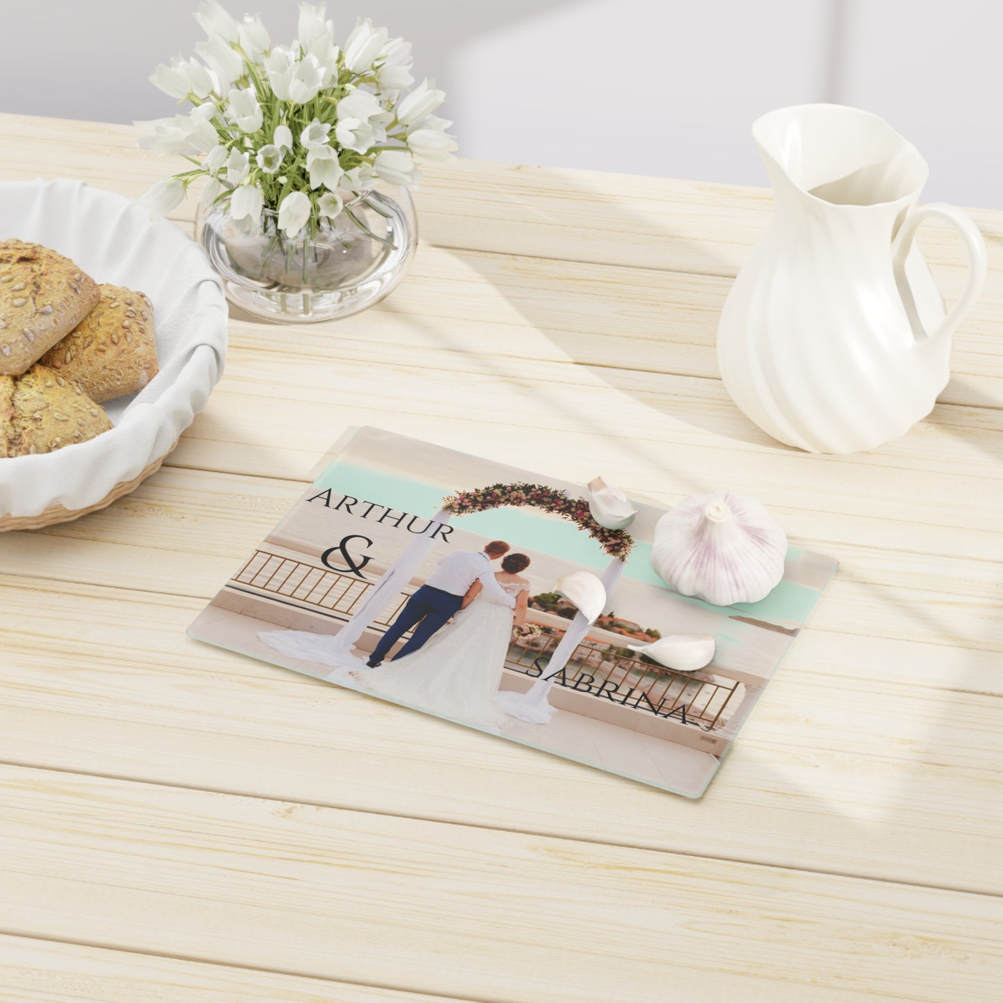 Cutting Board Wedding design - Personalized Name #1