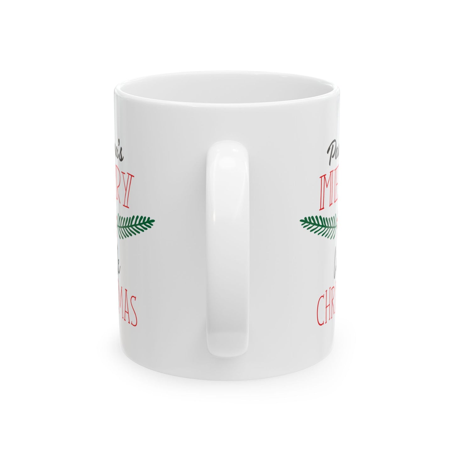 Ceramic Mug (11oz White) - Christmas Design 2024 - Merry Little Christmas