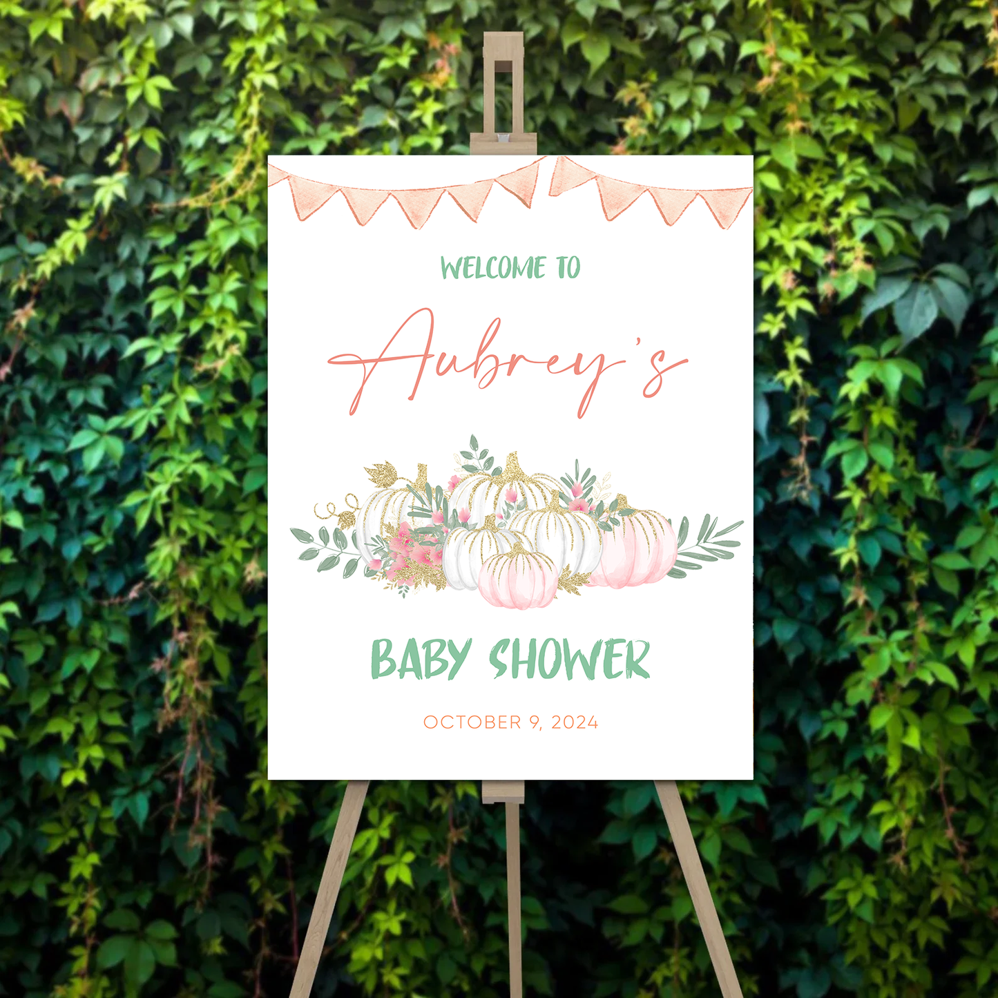 FOAM BOARD 18x24 BABY SHOWER DESIGN #7