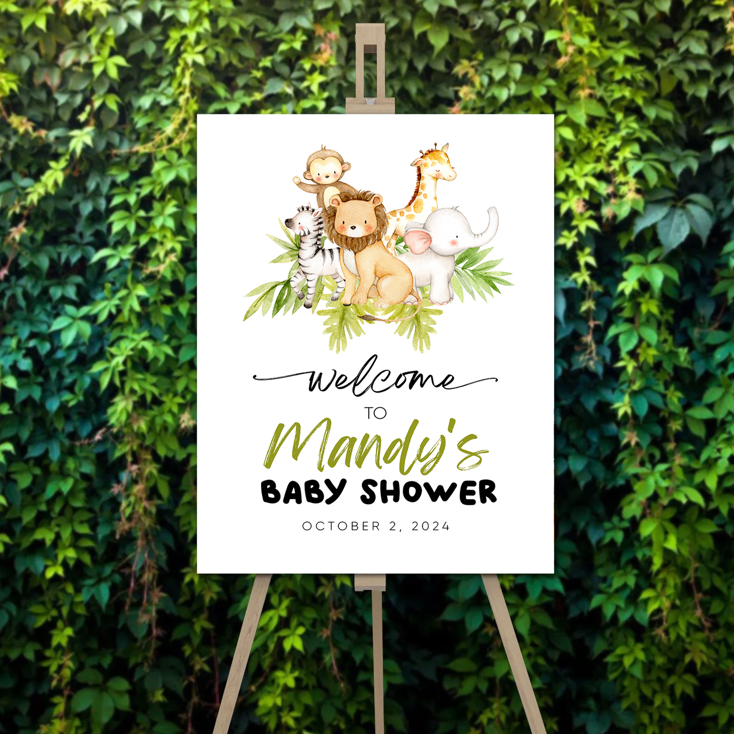 FOAM BOARD 18x24 BABY SHOWER DESIGN #8