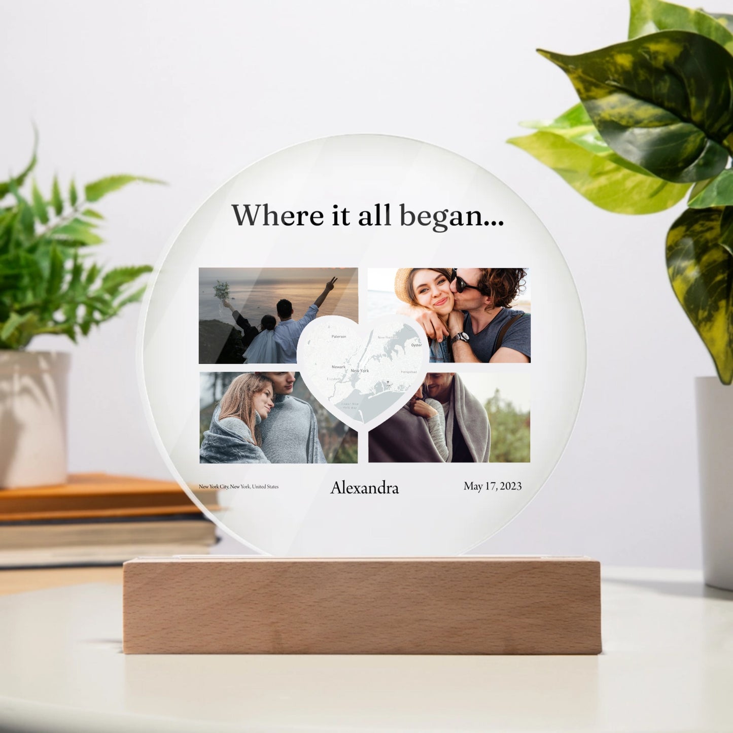 Circle Acrylic Plaque