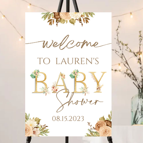 FOAM BOARD 24x36 BABY SHOWER DESIGN #1