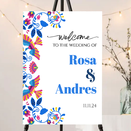 FOAM BOARD 24X36 WEDDING DESIGN 1 Symbolize It