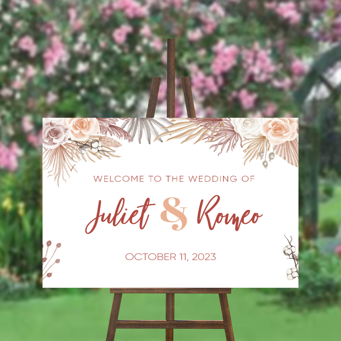 FOAM BOARD 24X36 WEDDING DESIGN #3