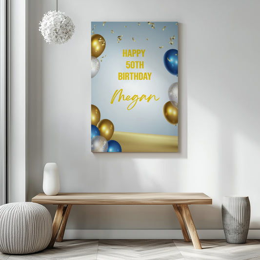 CANVAS 24X36 BIRTHDAY DESIGN #12